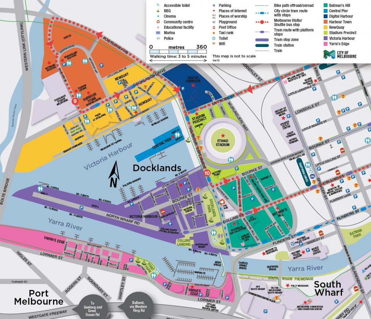 docklands hartë Melburn