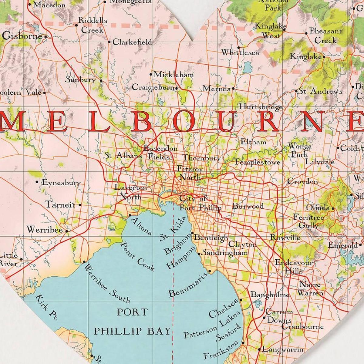 Melburn hartë të botës