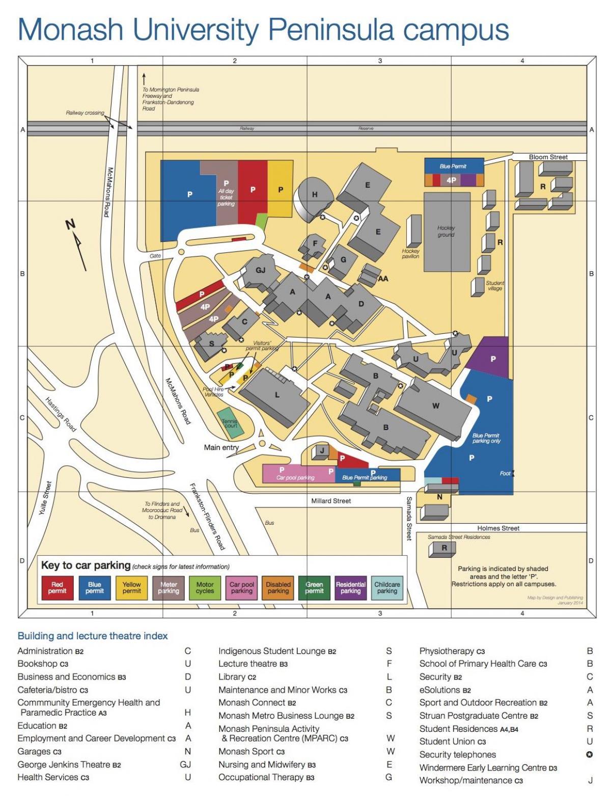 Monash university campus hartë