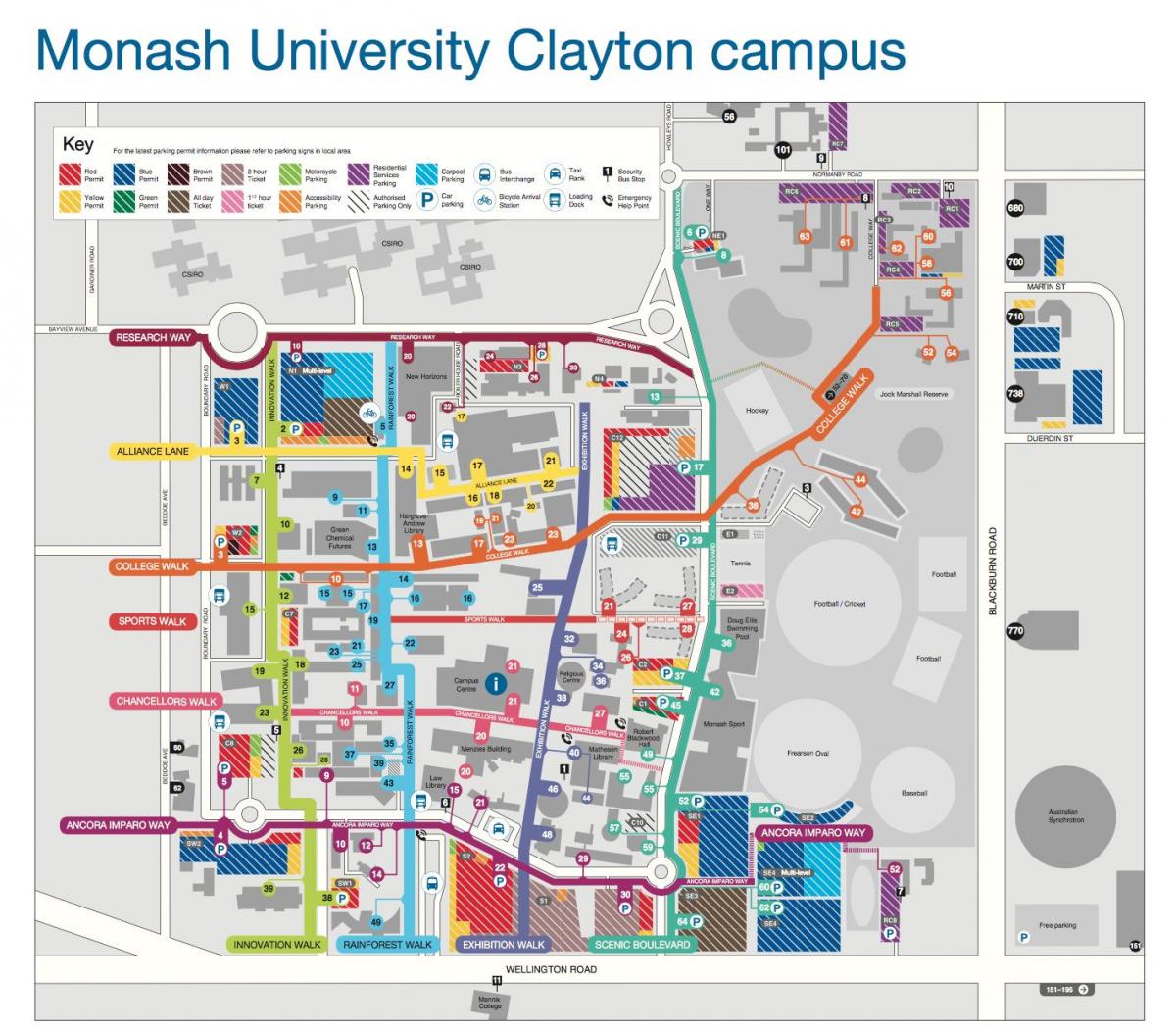 Monash university Clayton hartë