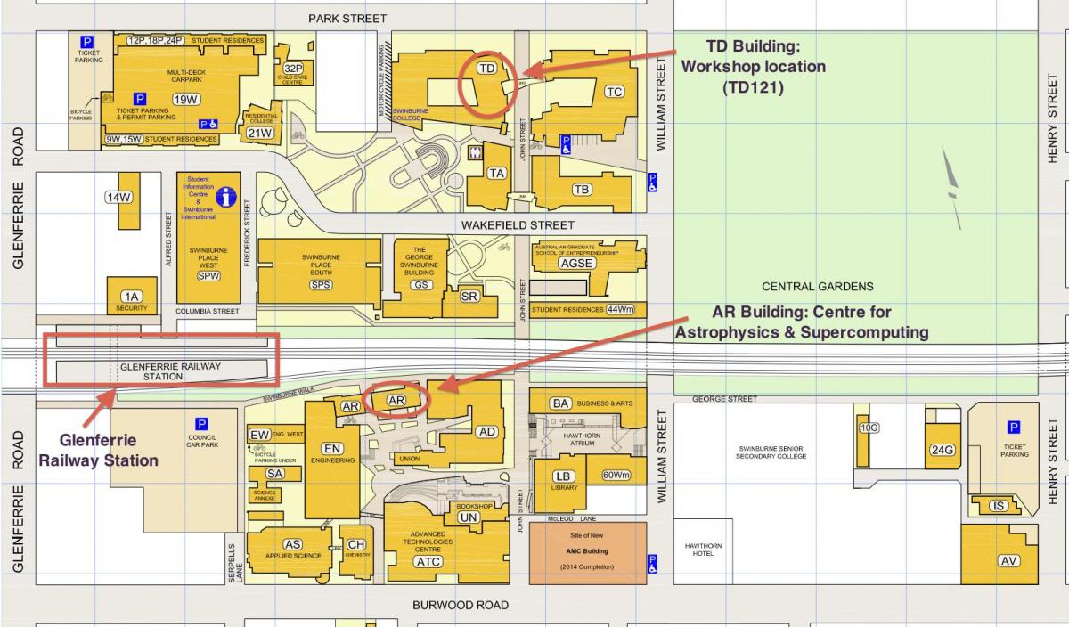 harta e Swinburne kampus