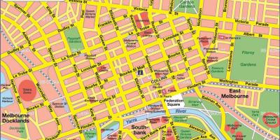 Hartë të qytetit Melbourne