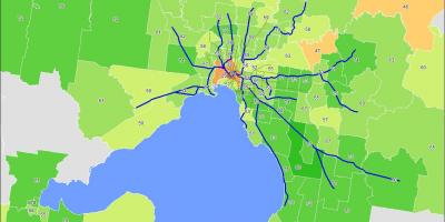 Harta e Melburn cbd