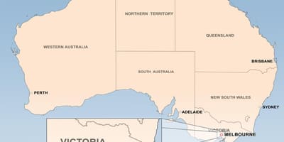 Harta e Melburn Australi