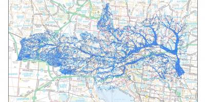 Harta e përmbytjes Melburn