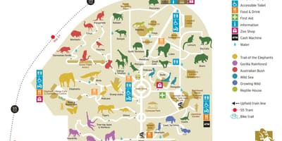 Harta e Melburn kopshtin zoologjik