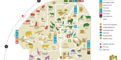 Harta e Melburn kopshtin zoologjik