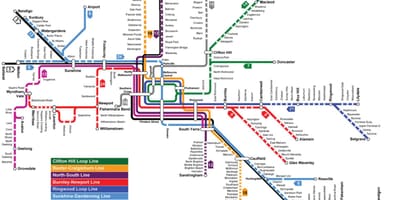 Metro hartë Melburn