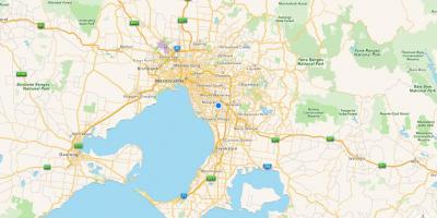 Harta e Melburn dhe tokat për kullotë