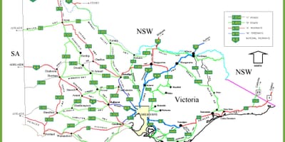 Harta e Victoria në Australi