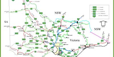 Harta e Victoria në Australi